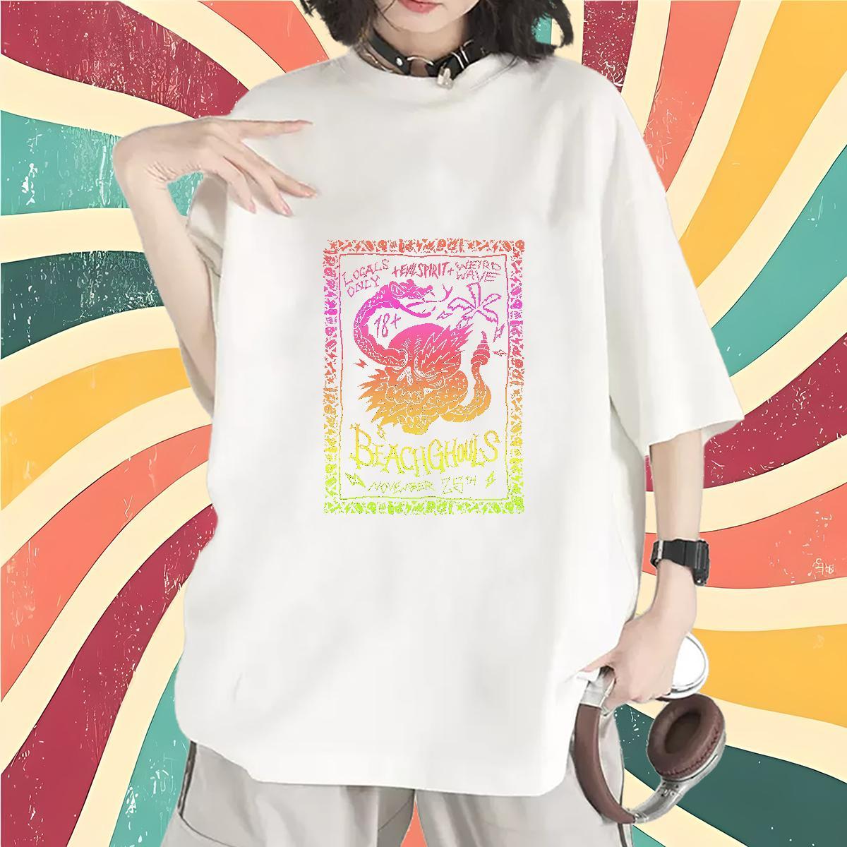Stylist Woman T Shirts Breathable Soft 230g Pure Cotton Tshirt for Man Woman DIY Anime Printed snake Sports Street Wear Comfortable Tops Tees