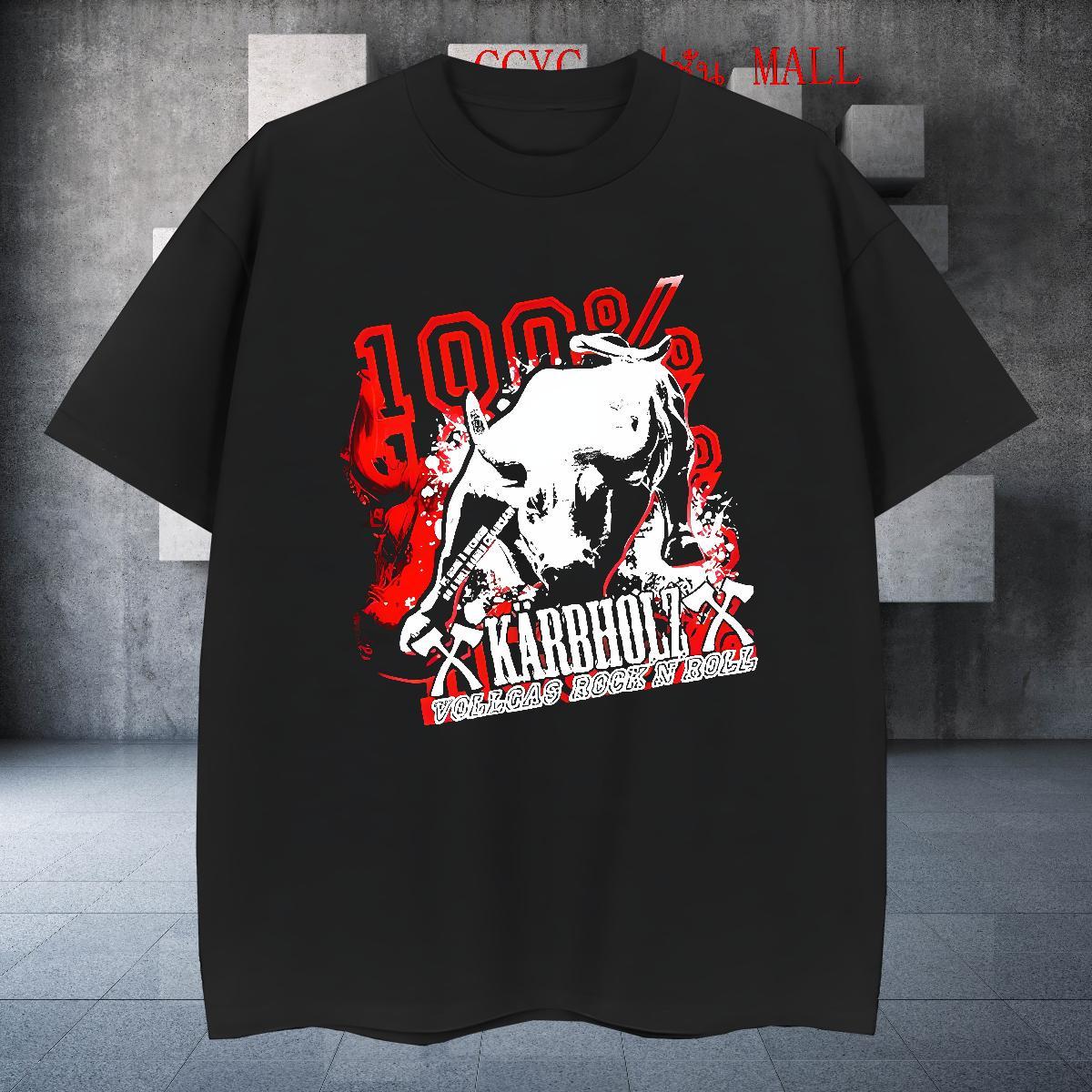 Brand Mens Tshirts 100% Cotton 230g Home Outdoor blood Breathable Short Sleeve T-Shirts for Men Loose Fit Black White Clothings