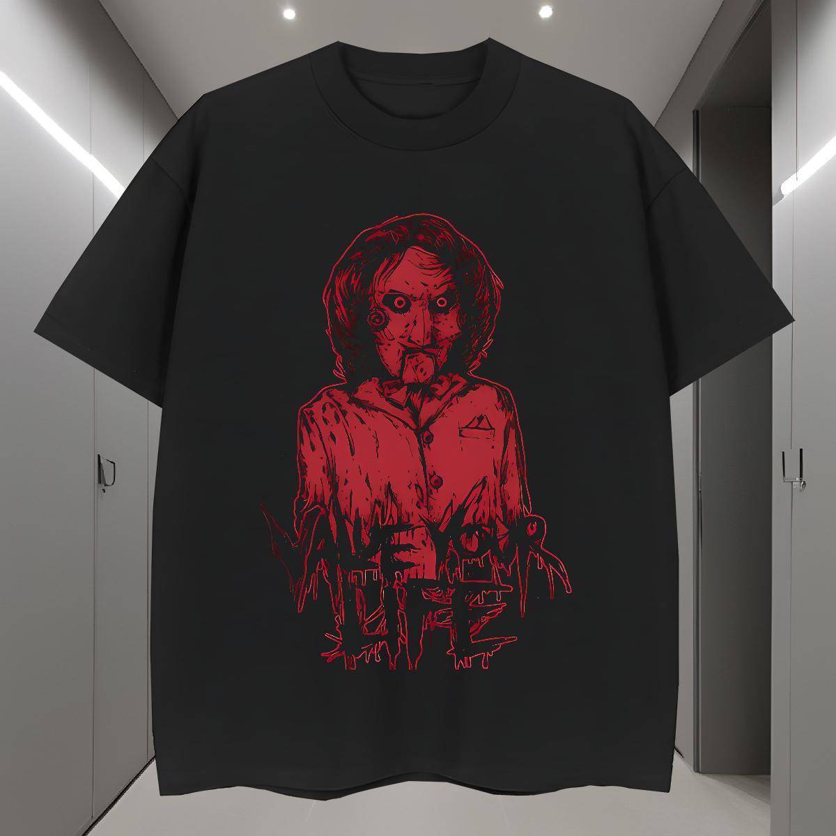 DIY Tshirt for Man Woman 230g Pure Cotton Sports Casual skull Short Sleeve O-Neck Mens T Shirts Free Shipping Oversized 3XL 4XL Tops Shirt