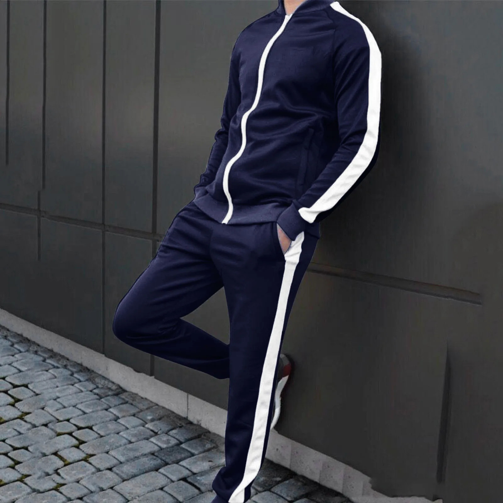 Sport Suit Male Velour Thick Hoodies Pants Warm Sweatshirt Sportswear Tracksuit For Men Spring Autumn Mens Velvet Set 240822