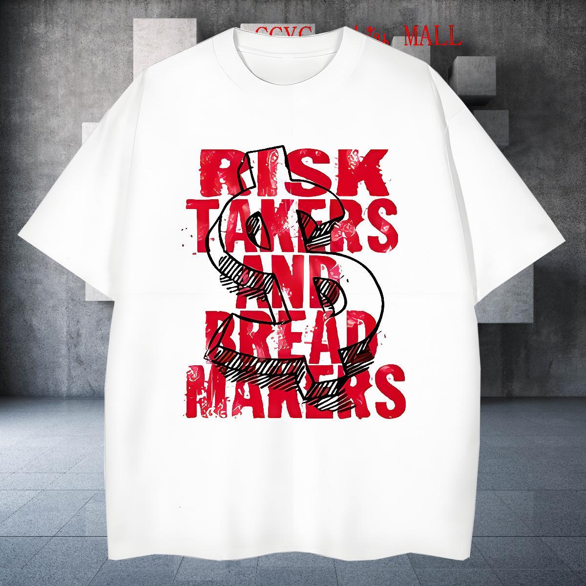 Stylist Casual Beach Mens Tshirts money Breathable 230g Pure Cotton Man T Shirts Classic Anime Tops Tees
