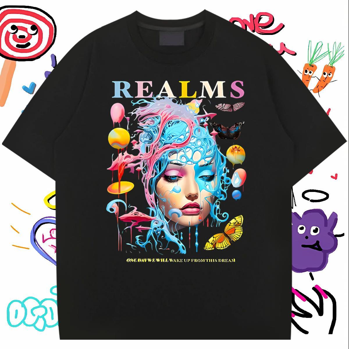 Cool Design women T-Shirts Daily Wear Tshirt for Man Woman 230g Cotton Fashion Casual Breathable Black Oversized Tees