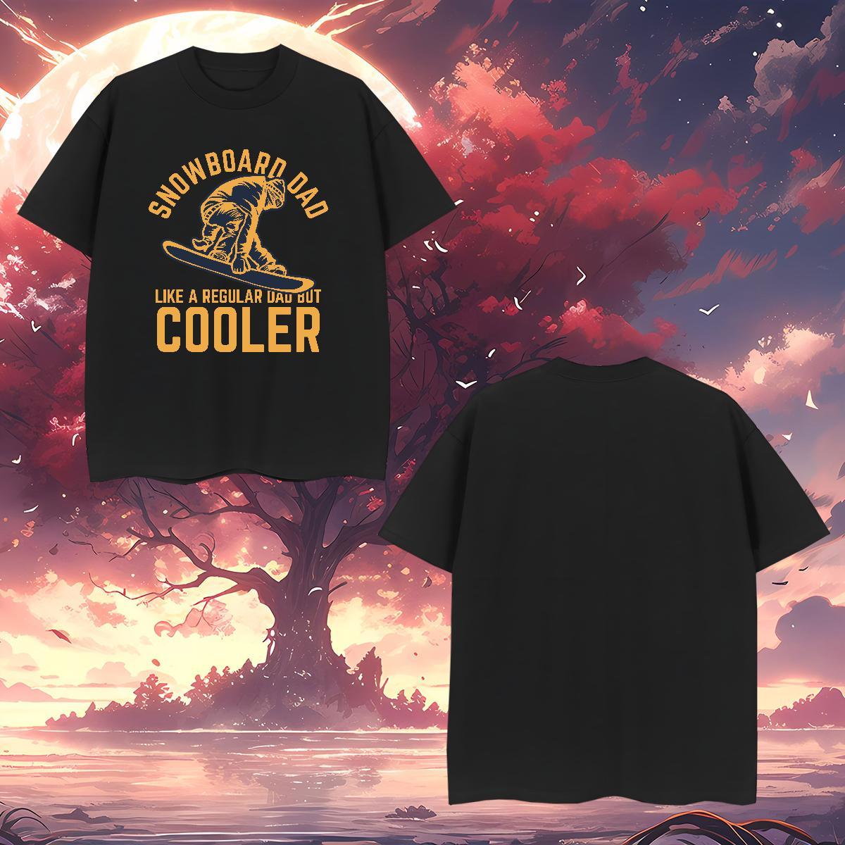Classic skateboarding Man T Shirts Home Outdoor Men Tops Tees 230g Cotton 2024 Summer Round Neck Short Sleeve Custom Cartoon Tee Shirt