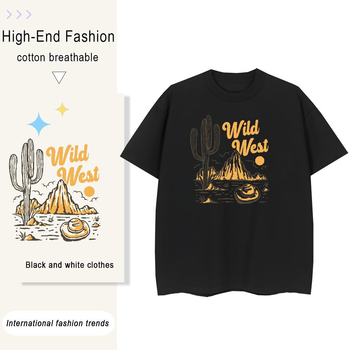 Free Shipping Couples T Shirts Sport 230g Cotton Custom Printing Breathable Crew Neck mountains Man T Shirts 2024 Designer Tops Shirt