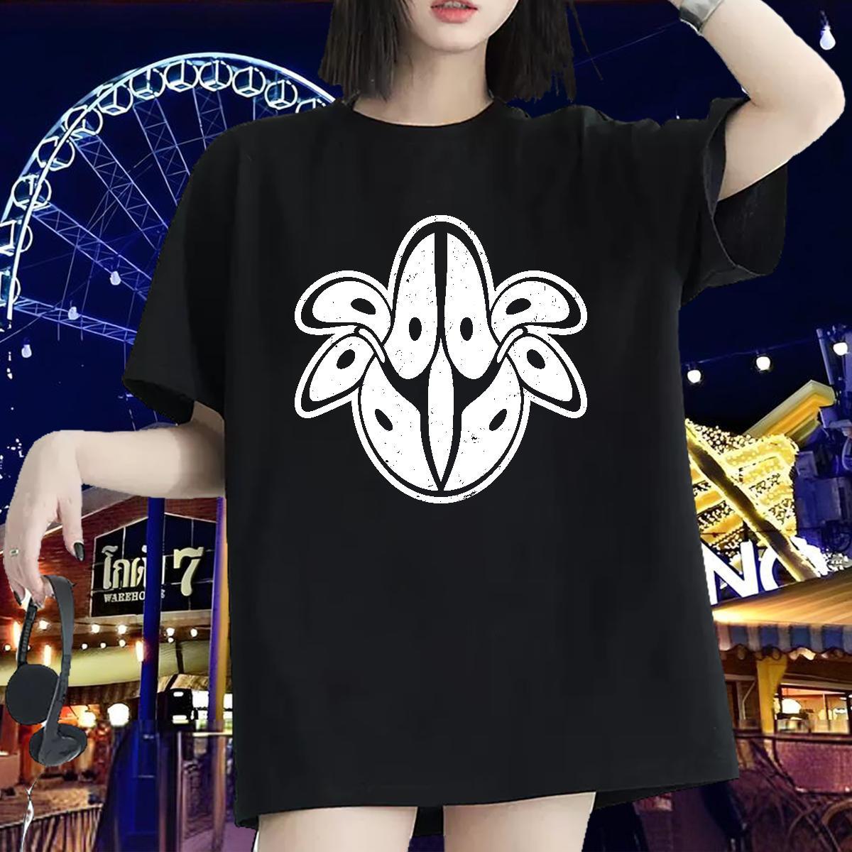 Casual New Woman T Shirts Breathable Soft 230g Cotton Women Tshirts Plus Size Cartoon fish Daily Wear Comfortable Top Shirts