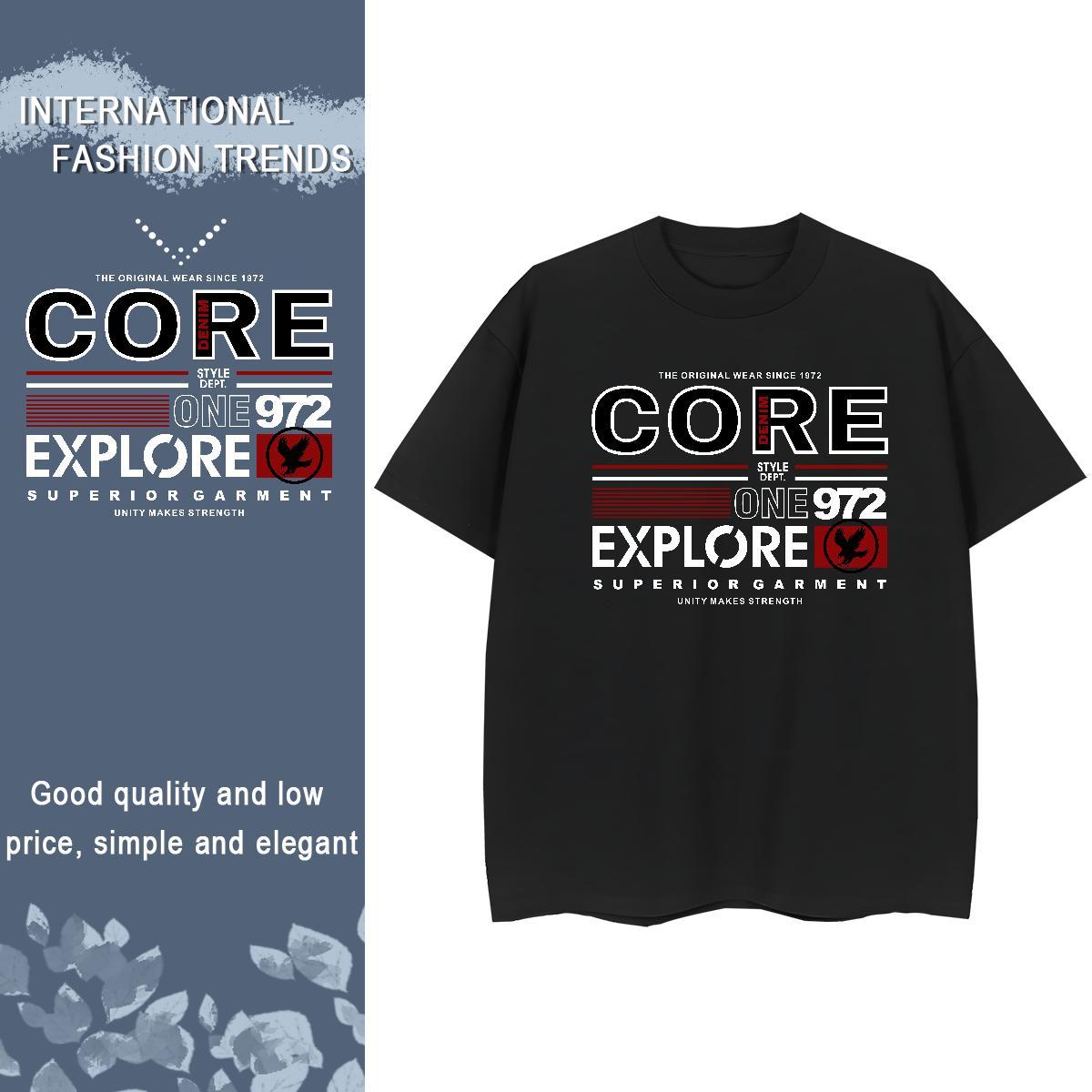High quality Women Tshirts 100% Cotton 230g letter Sport Womens T Shirts Breathable Soft DIY Anime Tee Shirt