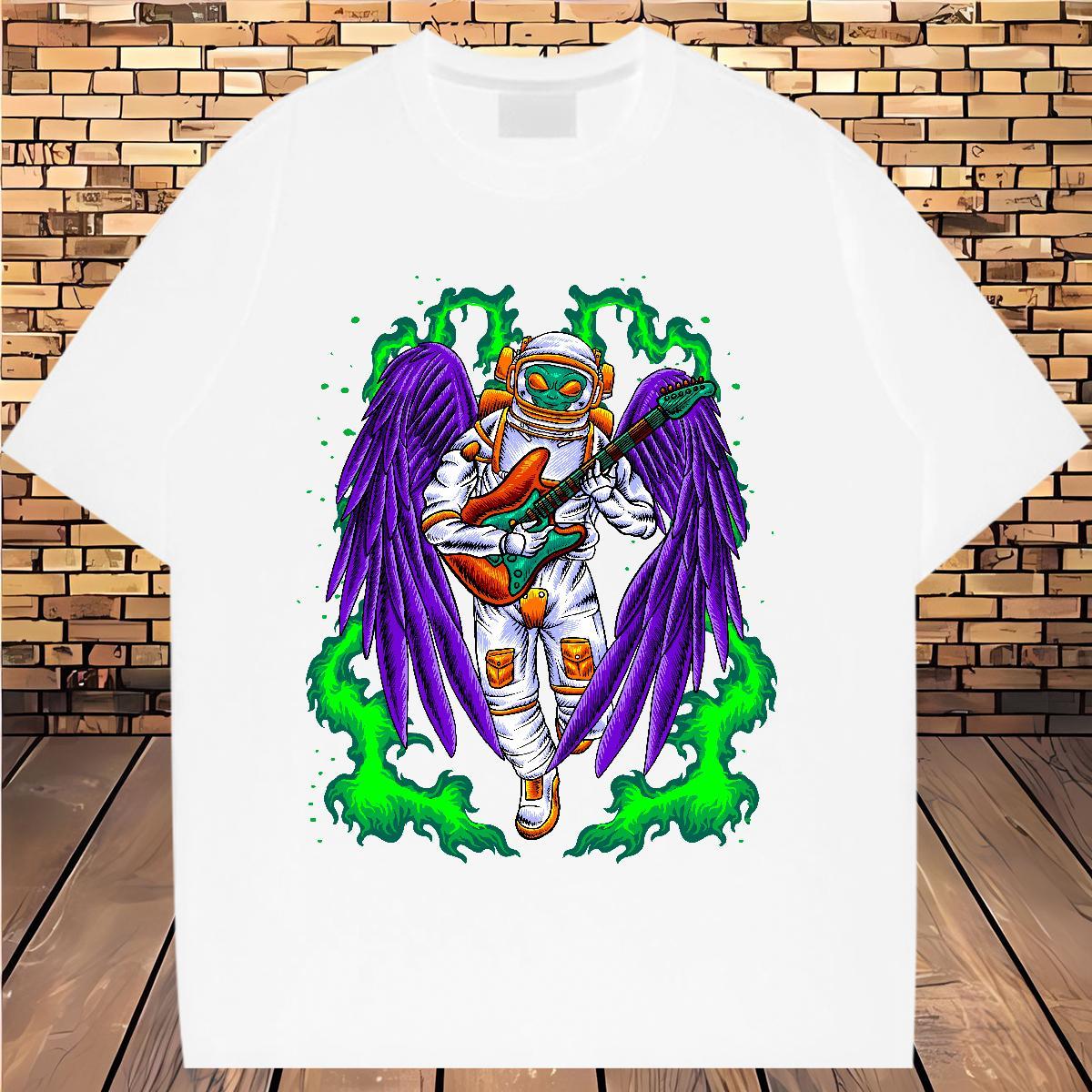 Designer Nice Unisex Tshirts 230g Pure Cotton universe Outdoor T Shirt For Woman Breathable DIY Anime Tees