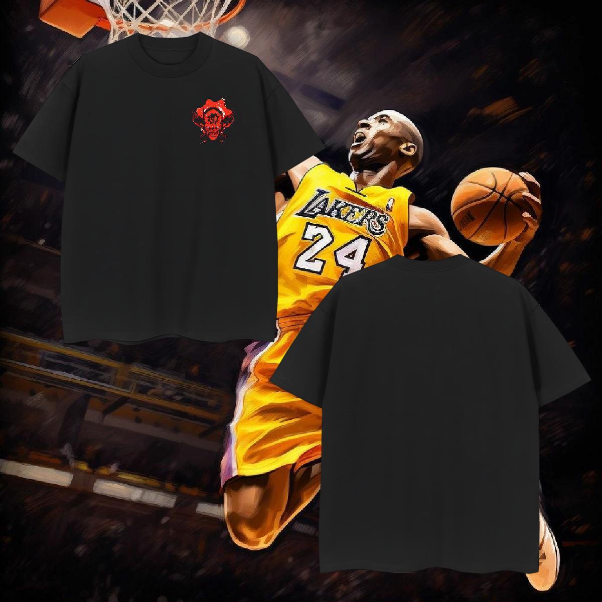 New gun Tshirts 230g Cotton T Shirt For Man Black Oversized Outdoor Breathable High Quality Tees