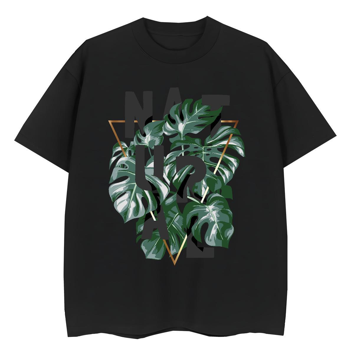 DIY T-Shirts for Women Breathable Short Sleeve 100% Cotton 230g Woman Tshirt Custom Print Plus Size tree Daily Outfit Female Tops Shirt