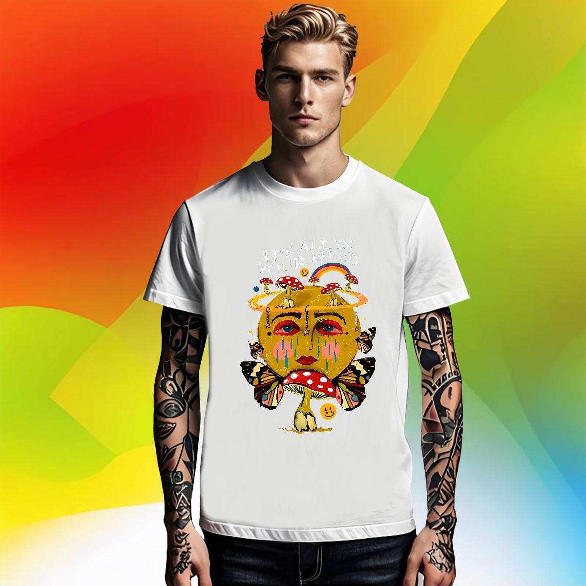 Designer Fashion Tshirt for Man Woman 230g Cotton Summer Casual rainbow Breathable T Shirts Men Free Shipping Cartoon Printing L-4XL Tee Shirt