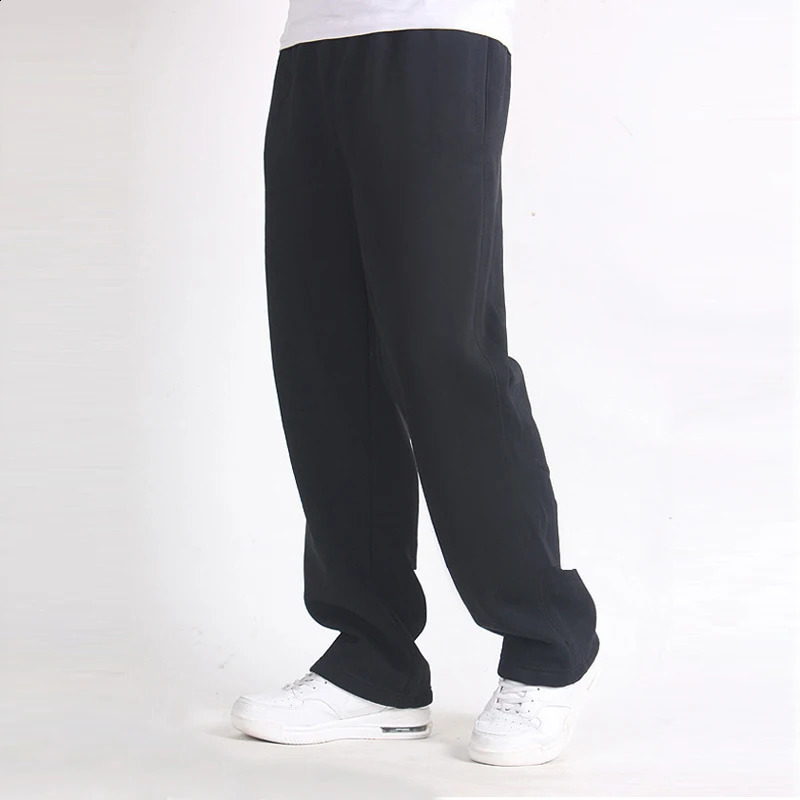 Casual Pants Trousers Large Big Plus Size 5XL 6XL 7XL Men Plus Size Pants 6XL Solid Baggy Loose Elastic Pants Cotton Sweatpants 240822