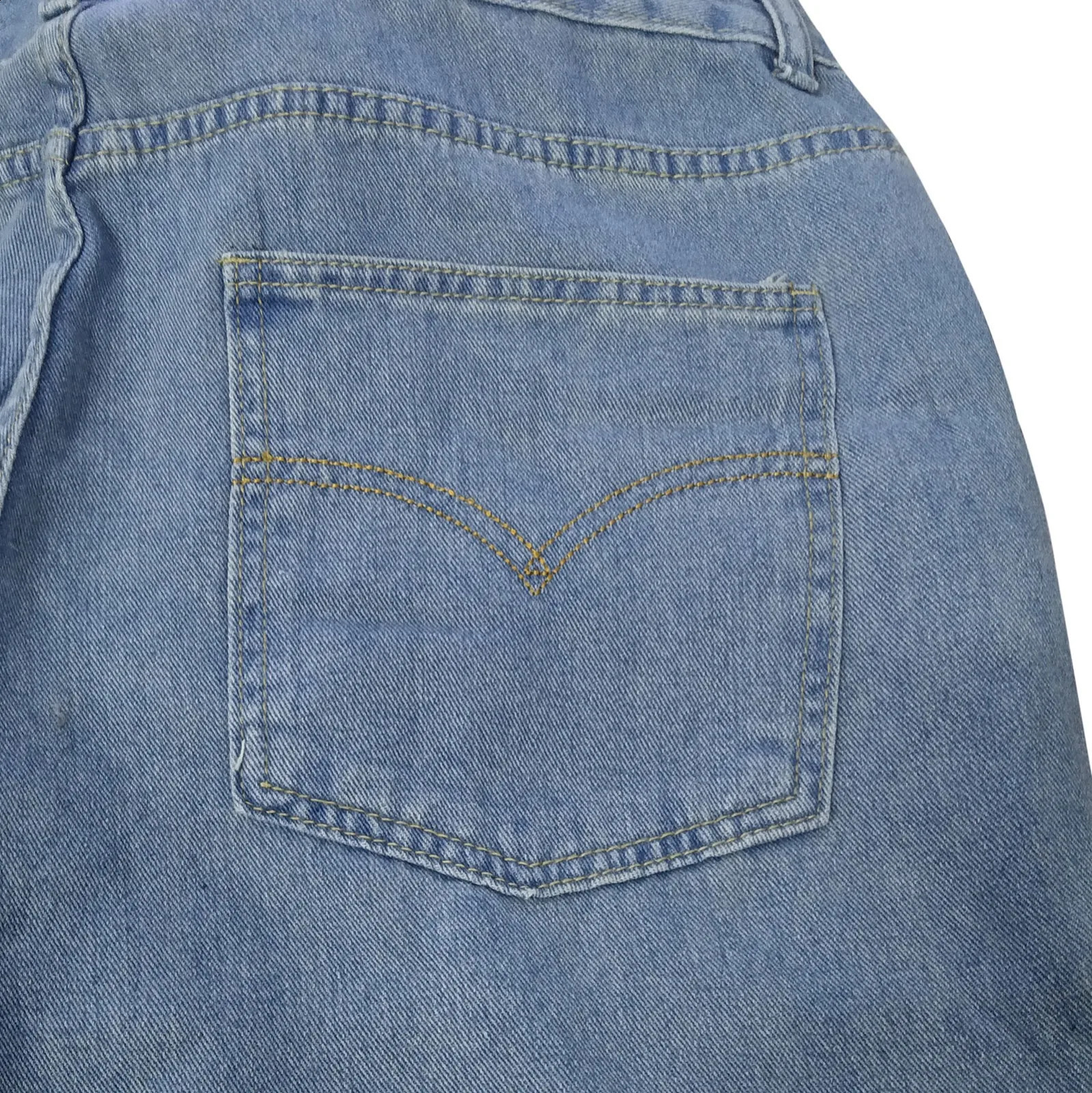 Dance Pants Large Denim Jeans Fashion Elastic Women Pocket High Baggy Waisted Ripped Jeans Workout Pants Ropa De Mujer 240821