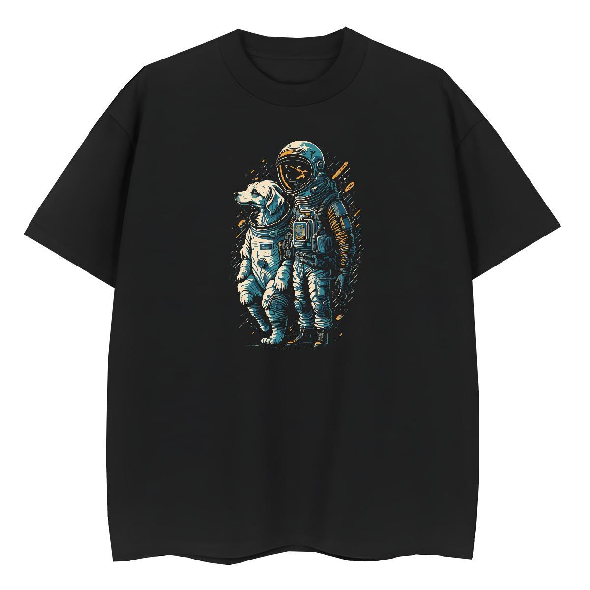 Soft Woman Tshirt 100% Cotton 230g universe Sports Street Wear Woman T Shirts Breathable Oversized L-4XL Tops Tees