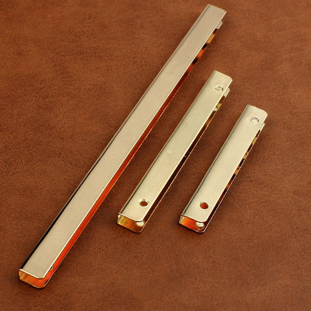 20Pcs 3 to 30CM bag screw clip edge protector metal buckle bag wallet decorative corner DIY leather craft accessories 240821