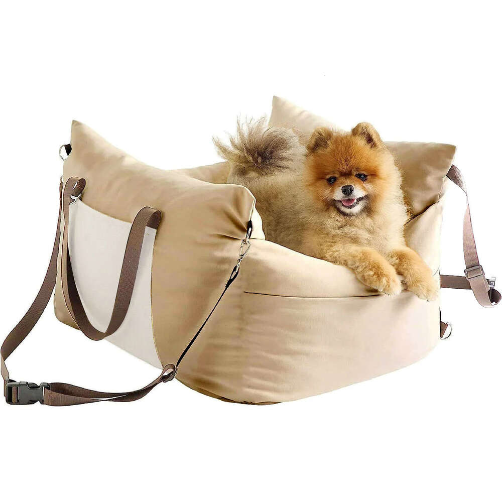 With Handle Waterproof Safety Seat Car Bag Portable Kennel Pet Cushion Cage Accessories Dog Travel House