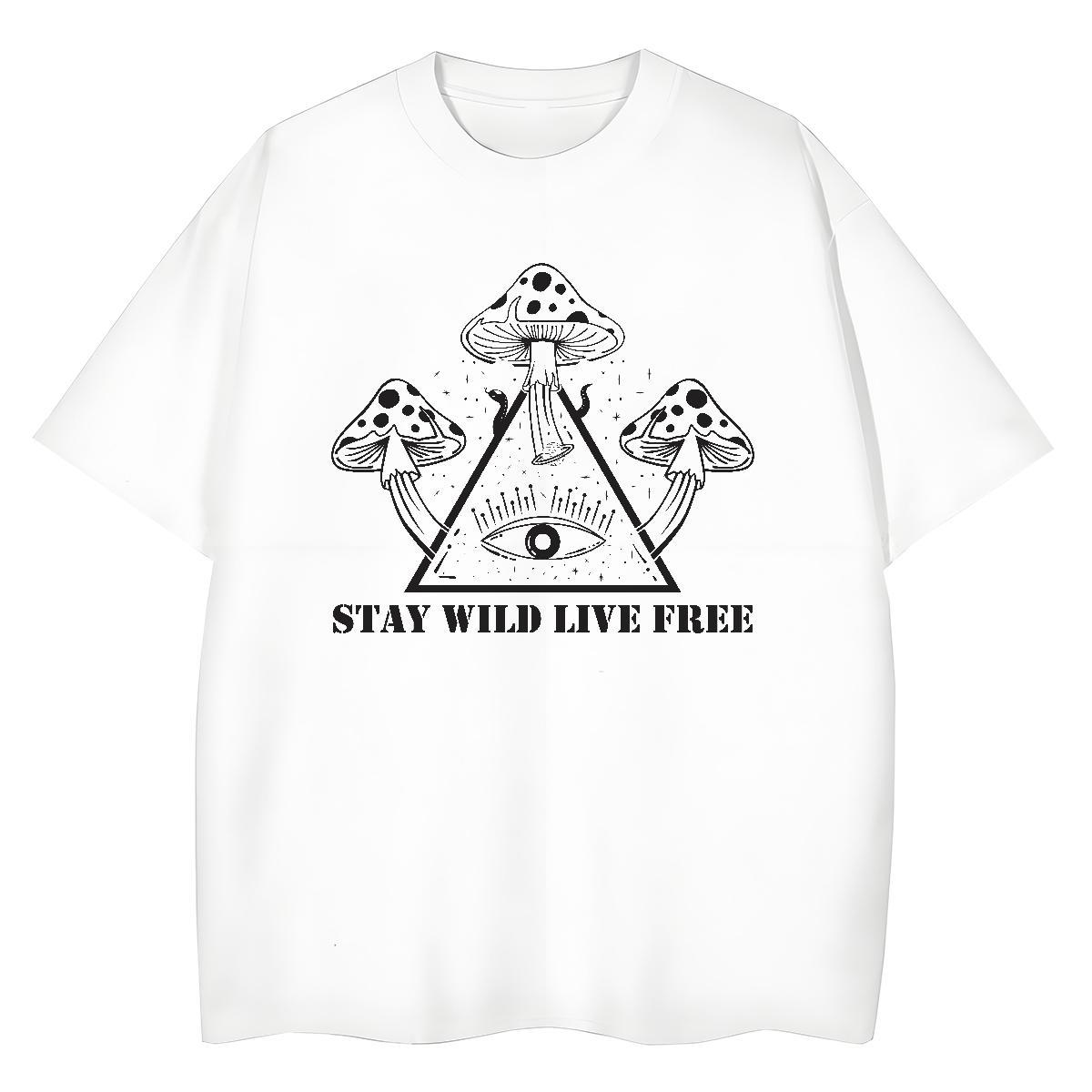 Fashion New T Shirt For Woman Breathable Crew Neck 230g Cotton Women Tshirts Anime Print tree Daily Wear Free Shipping Tops Shirt