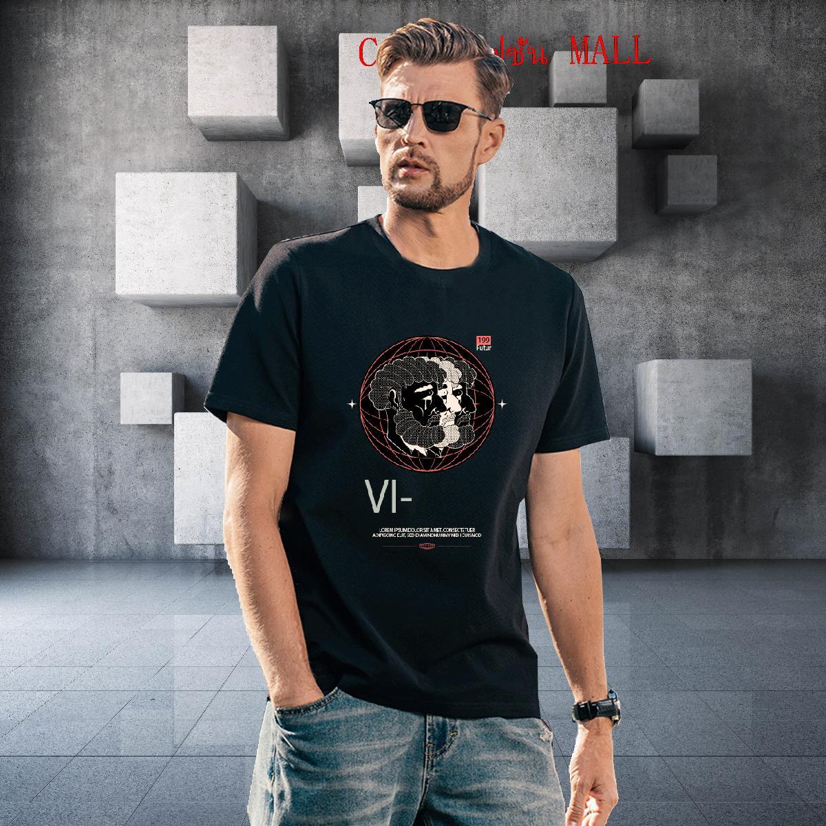 Brand star T Shirts Men Hip Hop Mens Tshirts 230g Pure Cotton Casual New Crew Neck Breathable Custom Big Size Wear