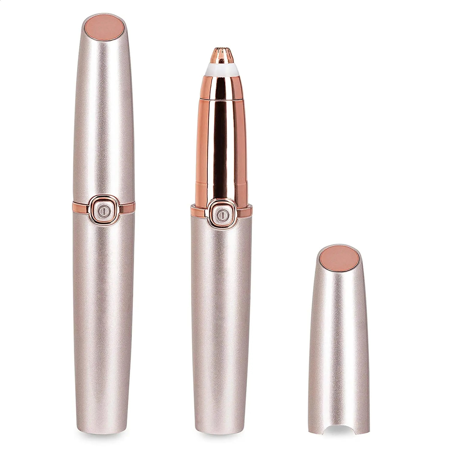 Womens eyebrow trimmer electric hair remover with LED light portable shaver without paint used for lip nose chin gifts 240801