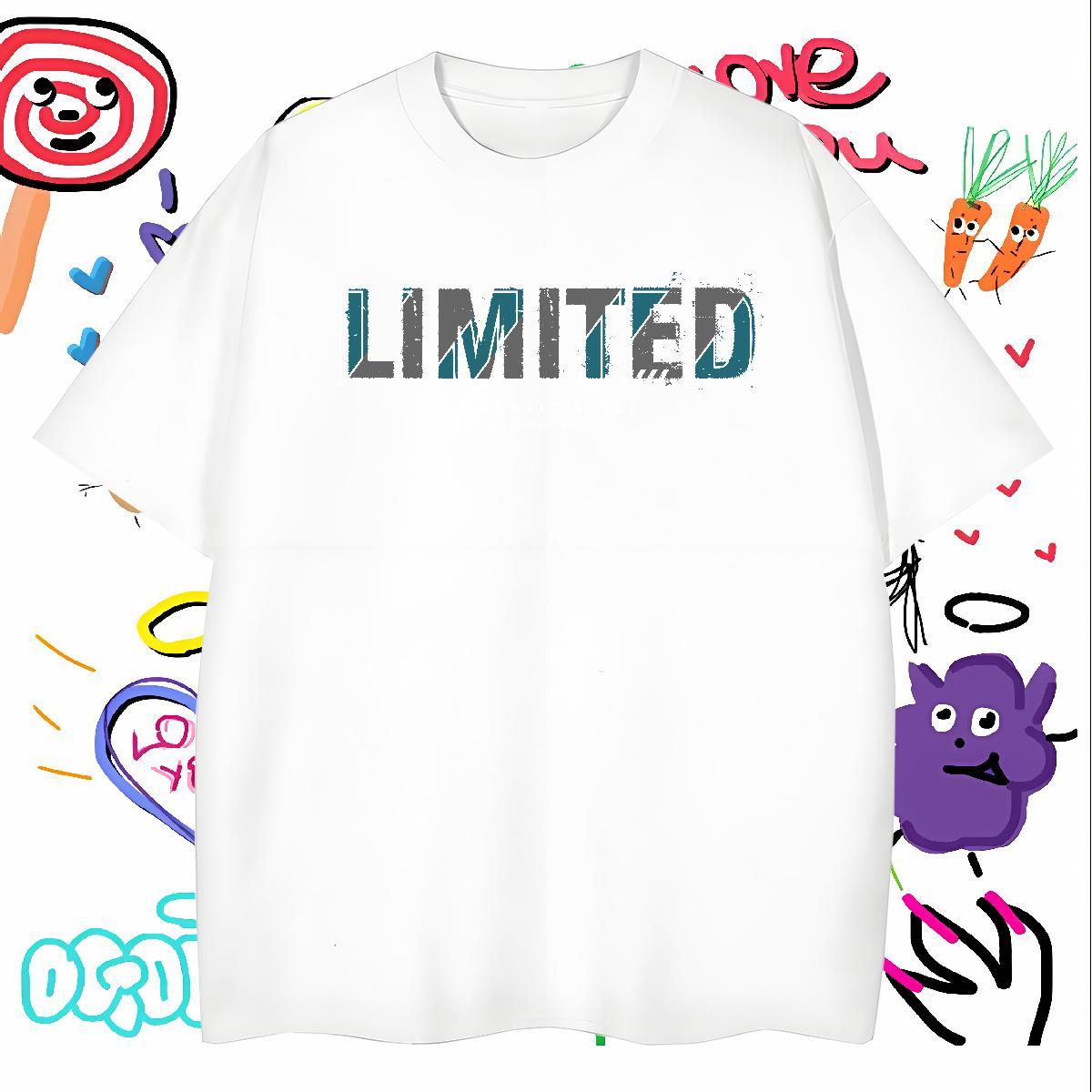 Loose Fit limited Men T Shirts Outdoor Men Clothes T-Shirt 100% Cotton 230g 2024 New Breathable Soft Asian Size Tees Shirts