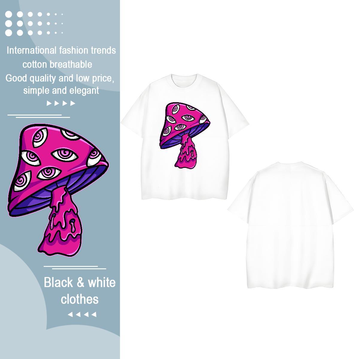 2024 DIY Women T Shirts Short sleeve Soft 230g 100% Cotton Women Tshirts Oversized L-4XL ET Casual Nice Tops