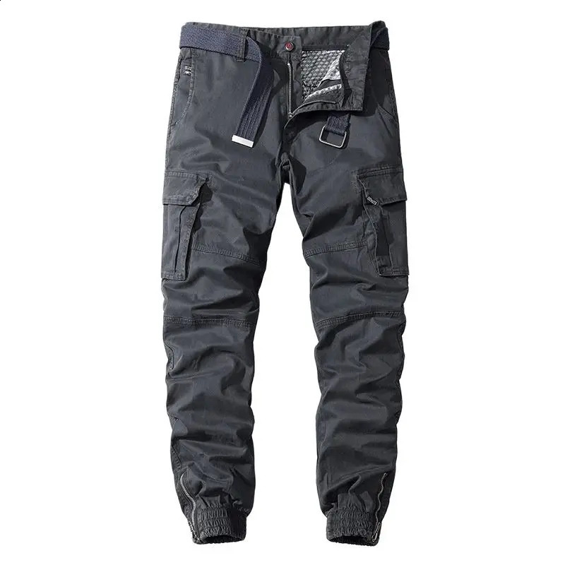 Commercial pants mens cotton casual womens outdoor hiking tactical sports military multi pocket combat suit 240821