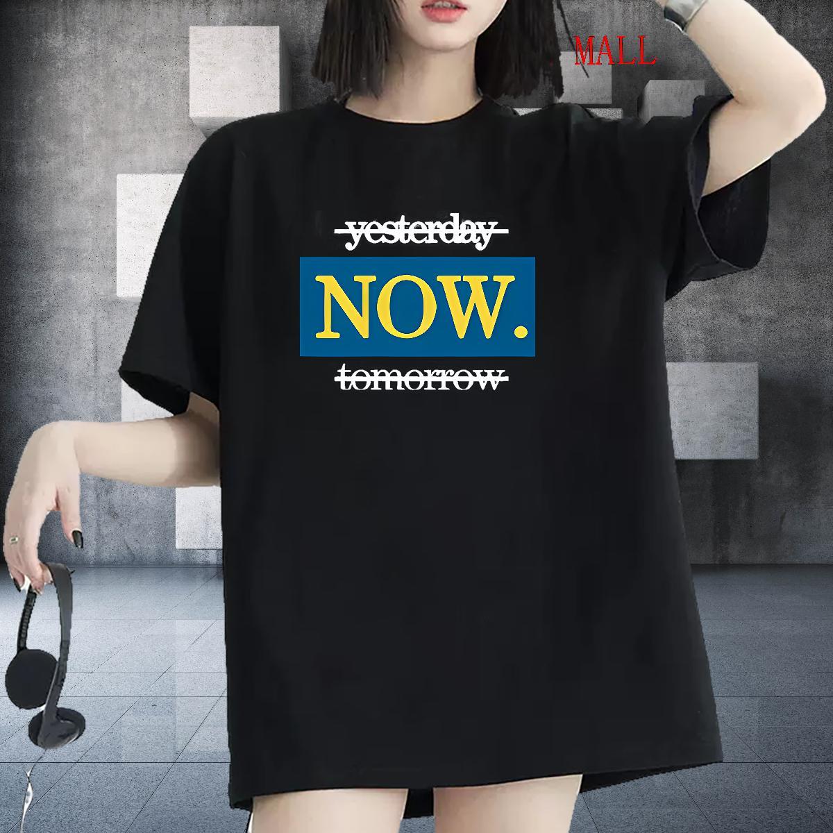 High quality Unisex Tshirts 230g Pure Cotton letter Casual Beach T Shirt For Woman Breathable Crew Neck Cartoon Anime Top Shirts