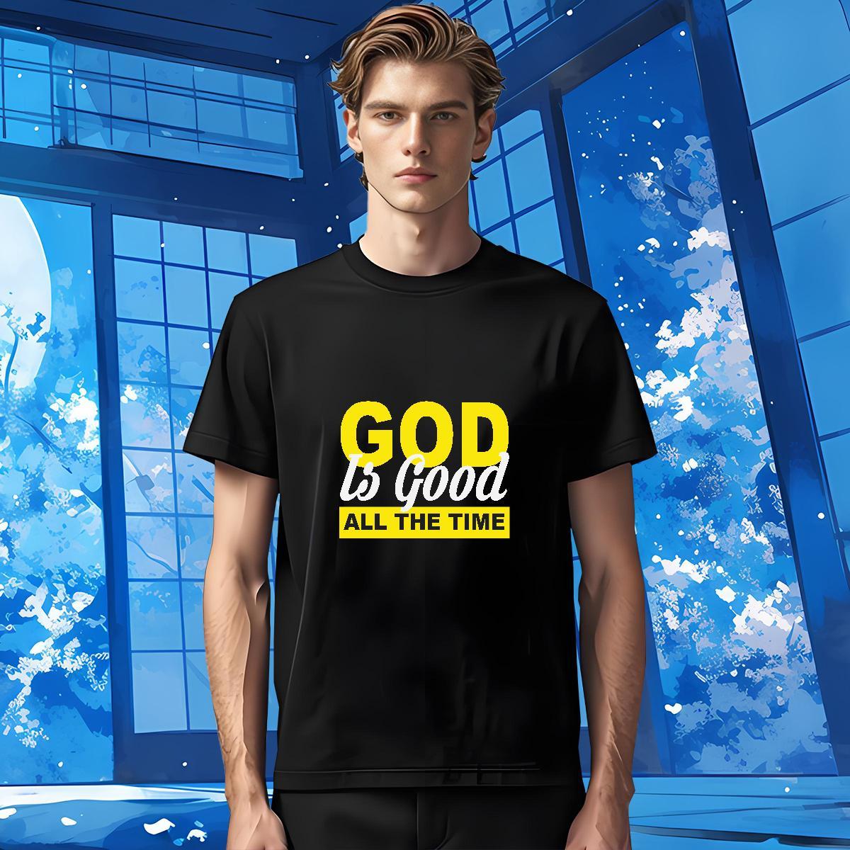 Wholesale god T shirt Street Casual Mens Tshirts 230g Pure Cotton Designer Breathable Short Sleeve Oversized 4XL Tops Tees