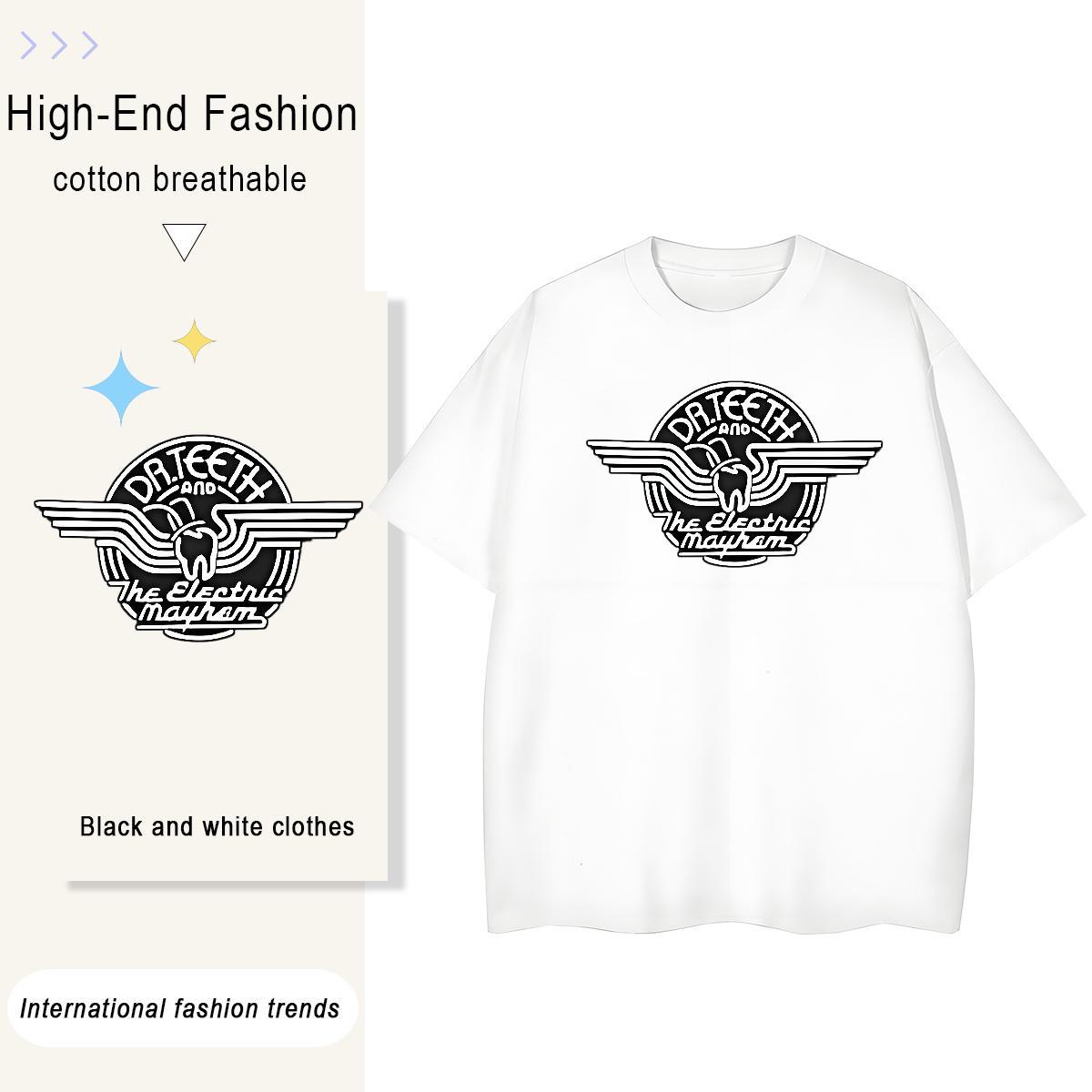 Designer Nice Couples T Shirts 230g 100% Cotton letter Daily Outfit T Shirt For Woman Short Sleeve O-Neck Plus Size Cartoon Tee Shirt
