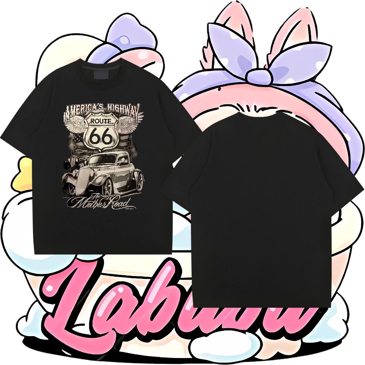 Unisex Tshirt for Man Woman Street Casual 230g Pure Cotton Black Oversized Short Sleeve O-Neck car T shirt Custom Top Tees