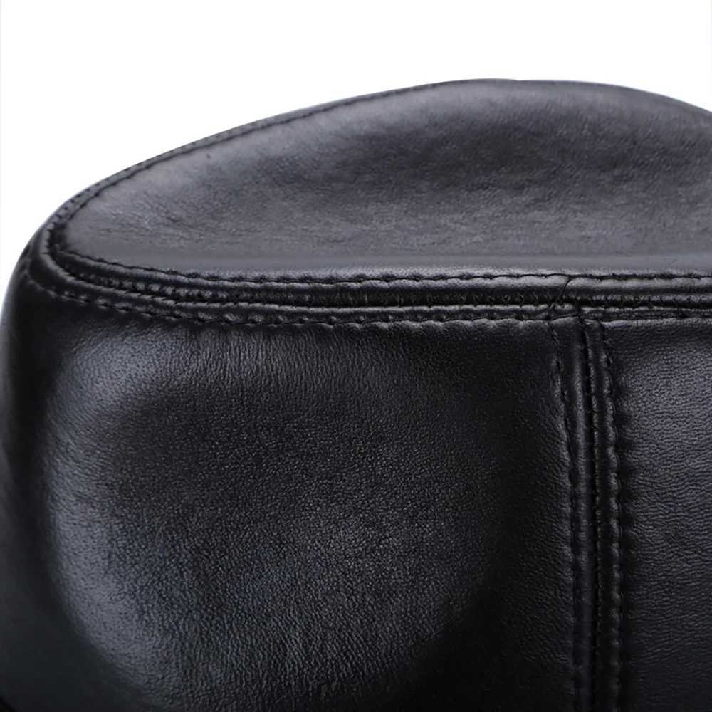 New Style 2024 Hat Sales Genuine Sheepskin Leather C Mens Fashion Brand Genuine Sheepskin Leather Cowboy Hot Sale Plus Size W241225