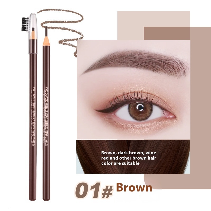 WODWOD Precision Brow Pen - Durable, Resistant, and Easy Application Eyebrow Tool with Brush Head