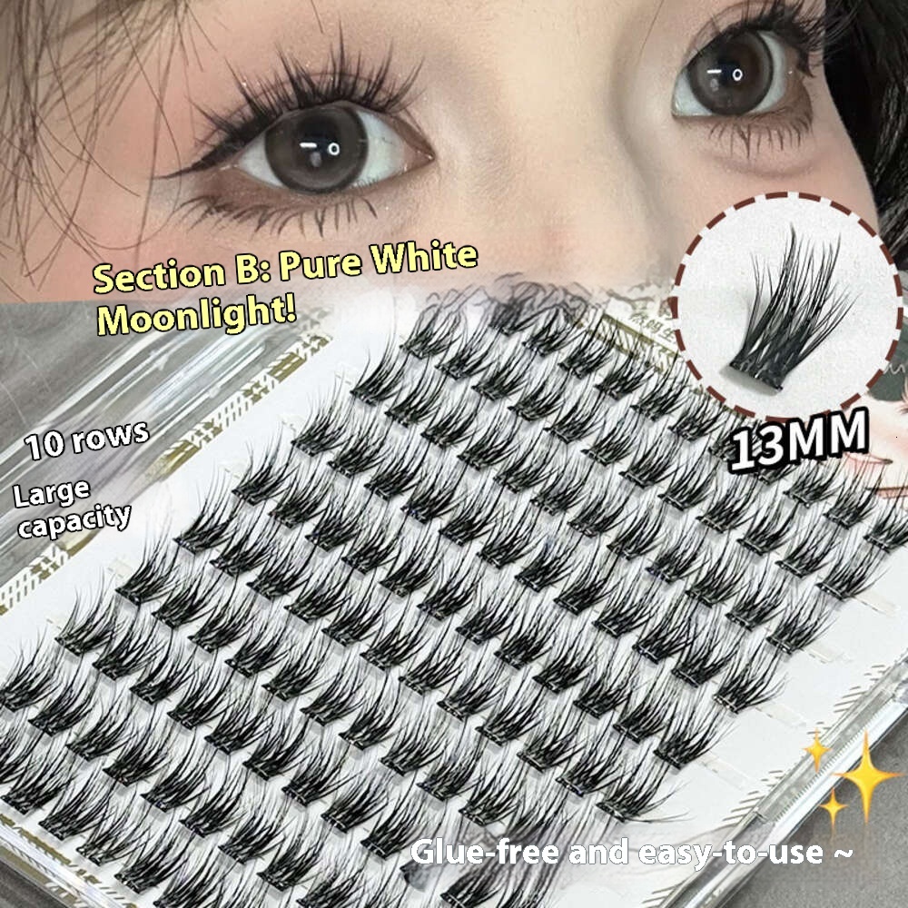 Glue-Free Jonbos Biomimetic Mink Eyelashes - Large Capacity Single Cluster for Enhanced Volumetric Effect