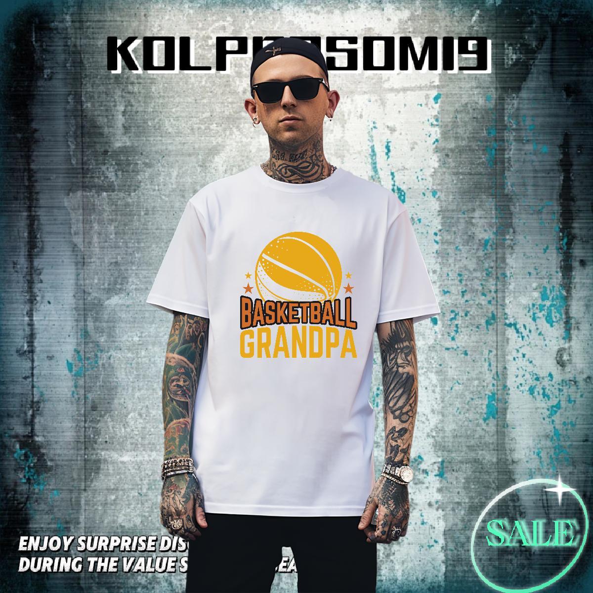 Cool Mens Tshirts Street wear Hip Hop 100% Cotton 230g Customized Short Sleeve O-Neck basketball T Shirts Men 2024 Summer Top Tees