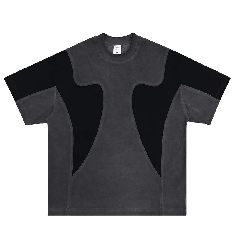 Embroidered shirt with stitching 240822