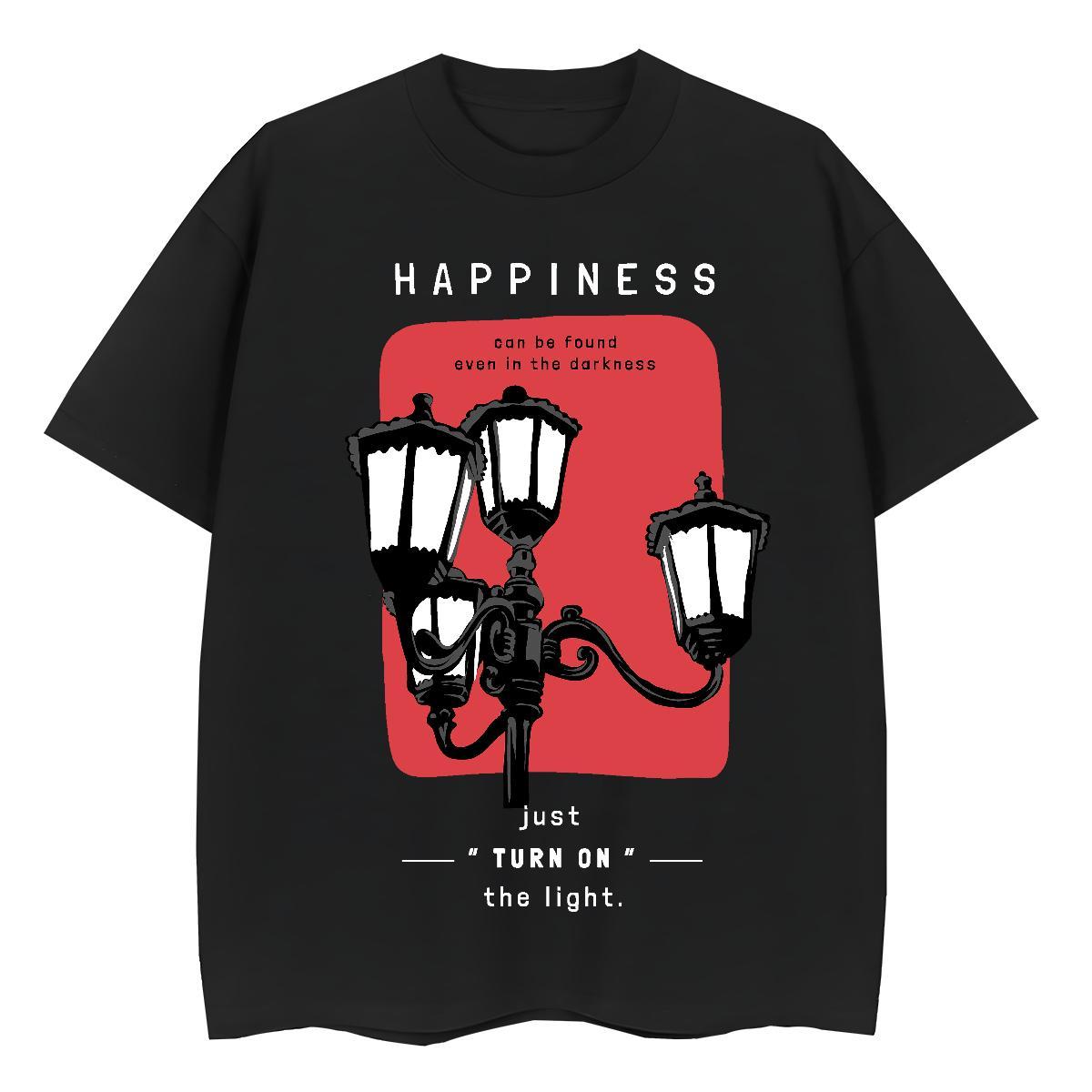 Loose fit Tshirt for Man Woman 230g Pure Cotton painting Hip Hop Street T shirt Breathable Short Sleeve Custom Printing Clothings