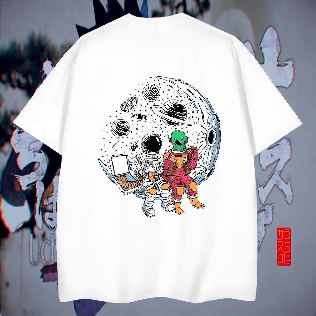 High Quality Couples T Shirts Daily Wear 230g 100% Cotton Oversized 4XL O Neck Short Sleeves star T-Shirts for Men Factory Direct Clothings