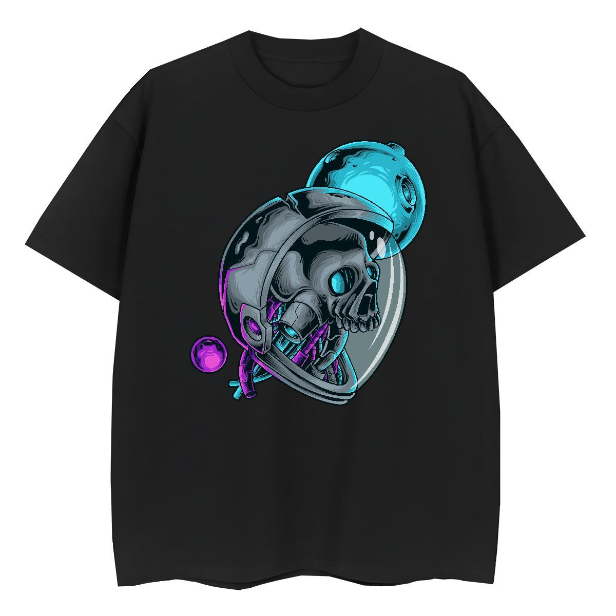 Brand Woman Tshirt 230g Cotton terror Casual Beach T Shirts Women Crew Neck Breathable DIY Printed Tees Shirts