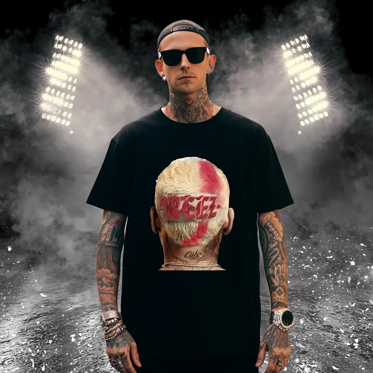 Wholesale afterbrain T Shirts Men Spring Summer Tshirts 230g Pure Cotton Custom Breathable Short Sleeve DIY Wear