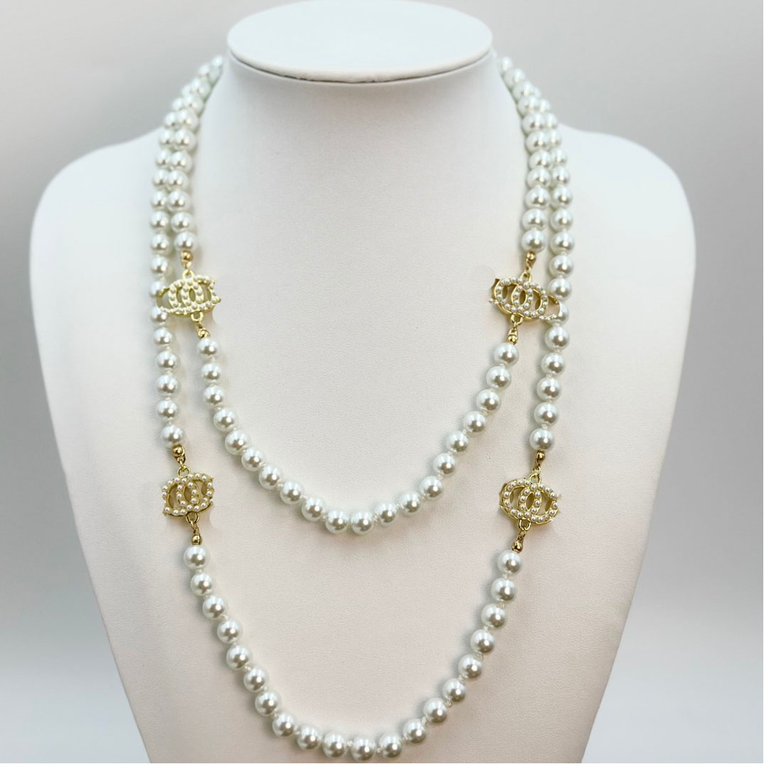 Necklace Pearl Designer Brand Necklaces Choker Fashion Women Wedding Jewelry Love Gifts 20 Style 27E