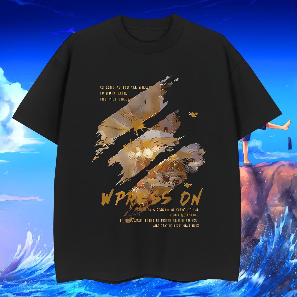 2024 New Tshirt for Man Woman 230g Cotton Home Outdoor painting Pure Cotton T-Shirts for Men Cool Cartoon Print Tops Tees