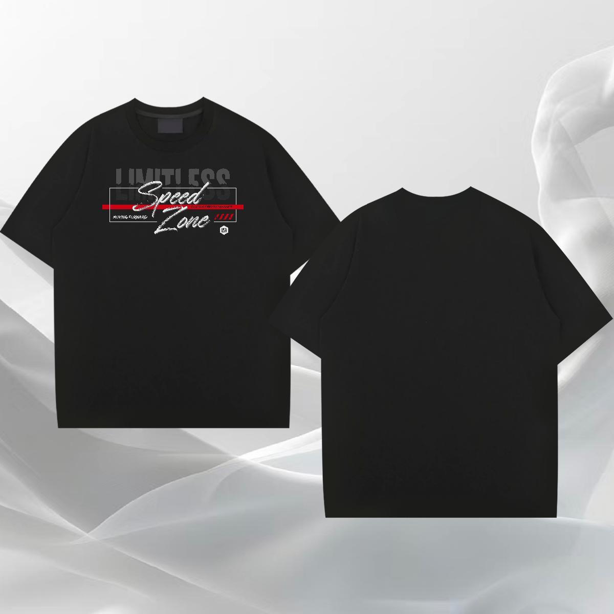 Soft Tshirts Hip Hop 100% Cotton 230g Custom Cartoon Breathable Crew Neck letter T Shirts Men Stylist Tee Shirt