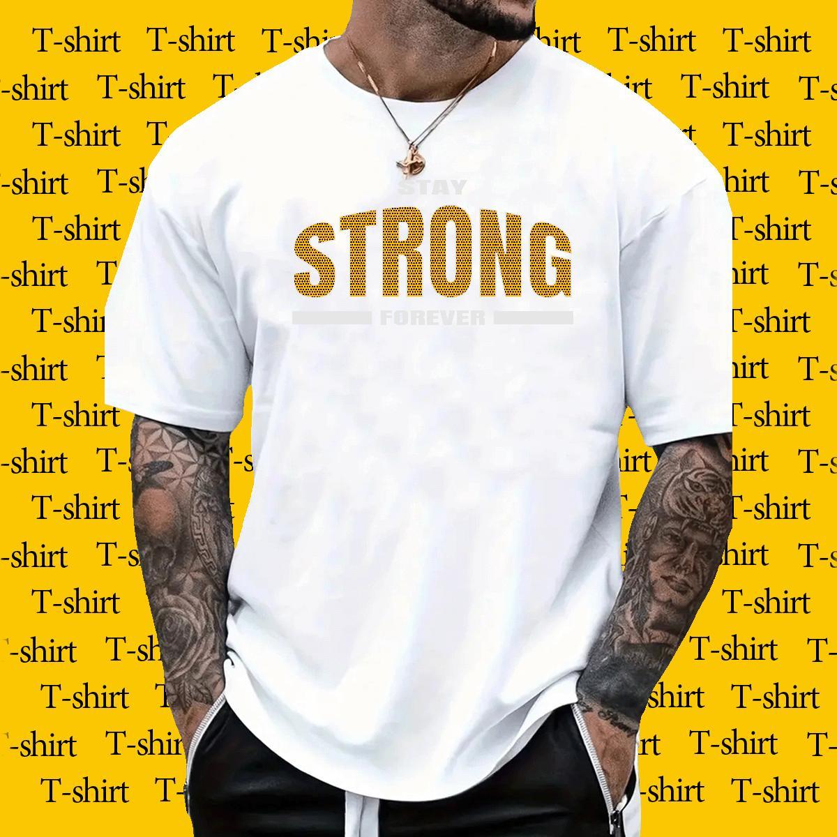 Cool Tshirt for Man Woman Hip Hop Street 230g Pure Cotton Plus Size Custom Crew Neck Breathable letter T Shirts Men Designer Top Tees