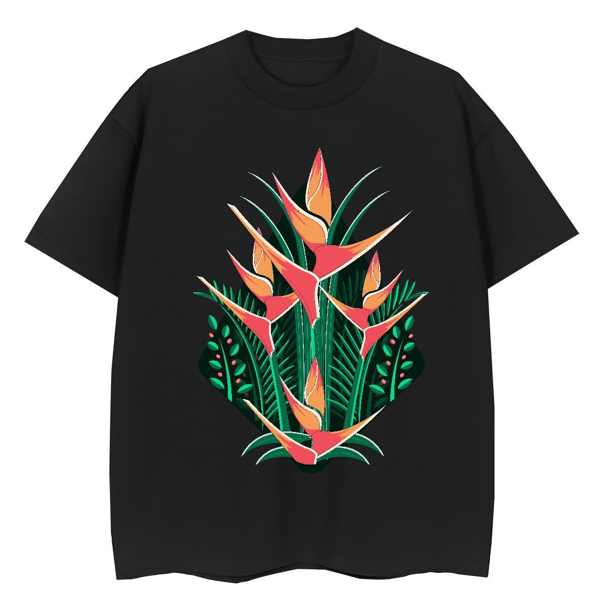 Stylist T-Shirts for Women Breathable Crew Neck 230g Pure Cotton Woman Tshirt Anime Oversized tree Outdoor Unisex Tee Shirt