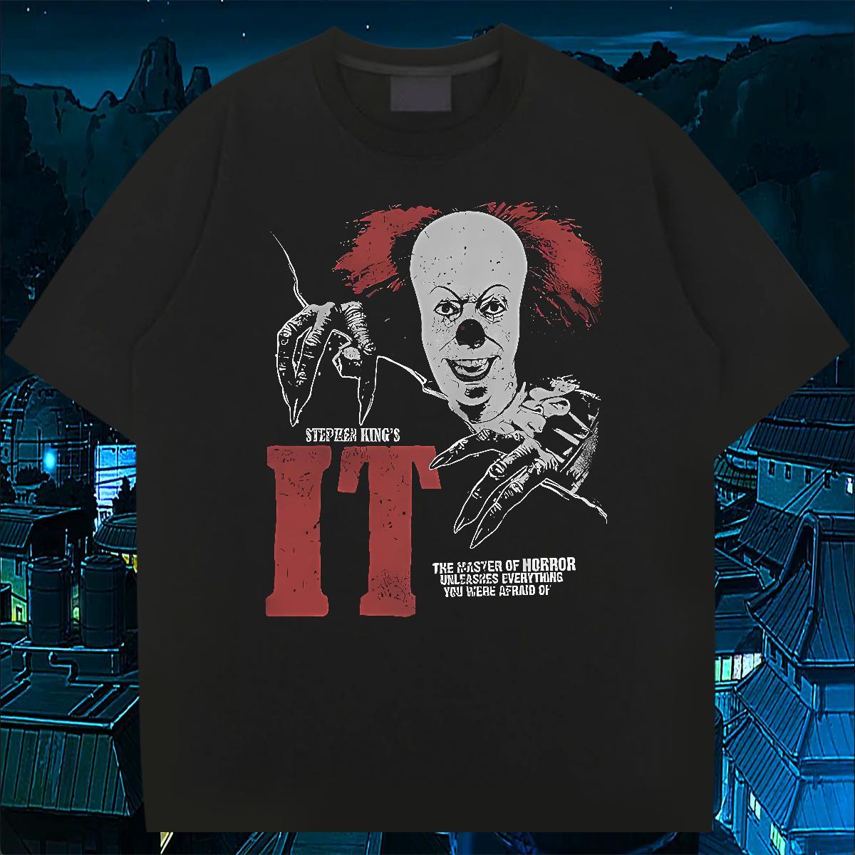 Custom Casual Beach Men Tops Tees joker Breathable 230g Cotton Man T Shirts Wholesale Skull Wear