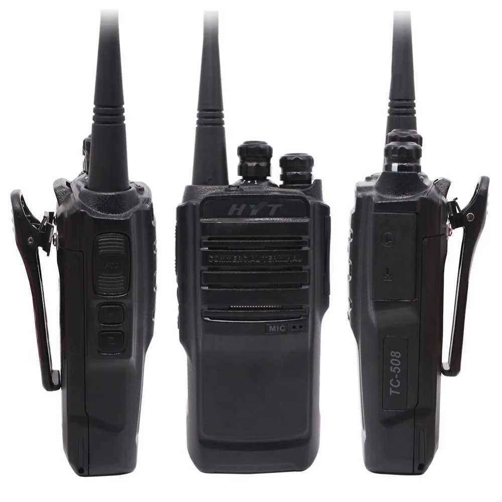 HYTERA TC-508 Portable Two Way Radio TC508 Business radio HYT TC-500S UHF VHF Handheld Walkie Talkie with Li-ion Battery M240821