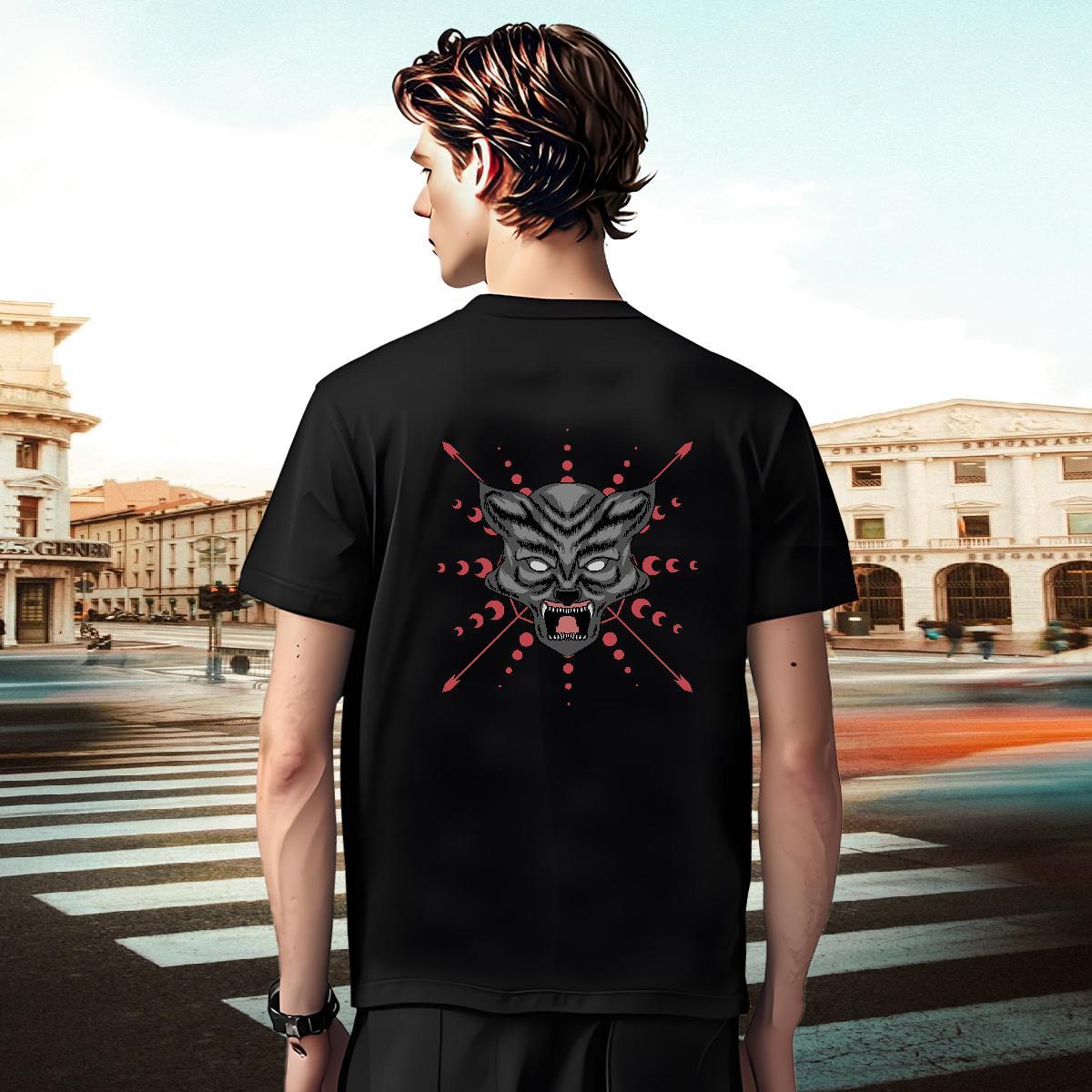 Loose Fit Couples T Shirts Summer Casual 230g Cotton White Plus Size Breathable Short Sleeve ET T-Shirts Factory Direct Tee Shirt