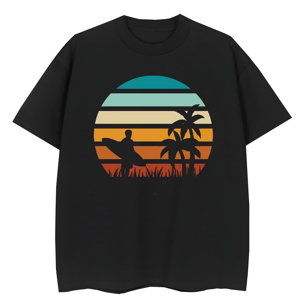 Fashion Woman T Shirts Short sleeve Soft 230g 100% Cotton Women Tees Custom Printed tree Street Comfortable Tops