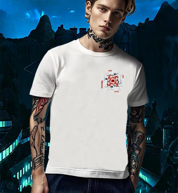 DIY Customized High Street Hip Hop Men Tshirts scary Crew Neck 230g 100% Cotton Mens T Shirts Loose Fit DIY Logo Oversized Tees Shirts