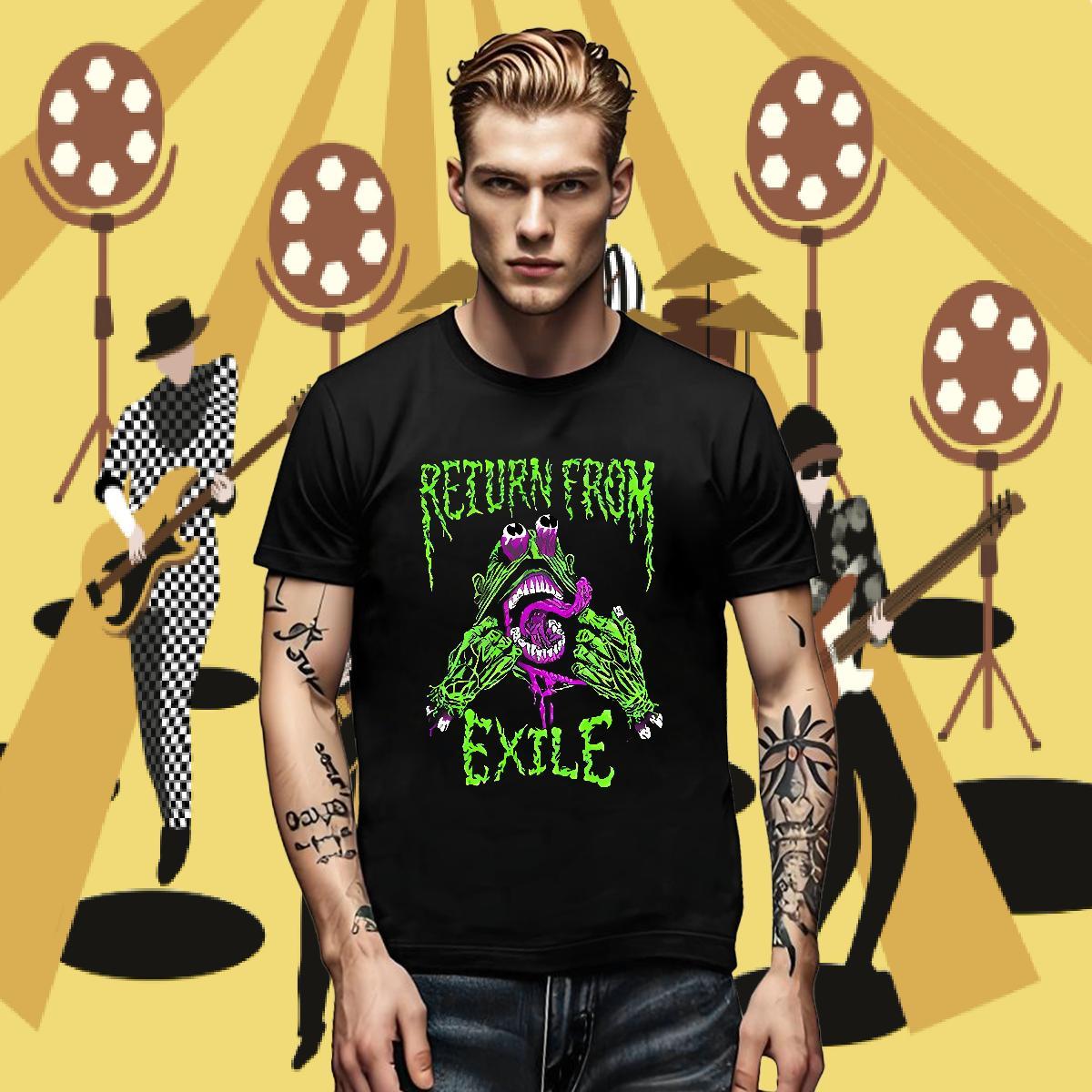 Stylist exile Men Tops Tees 230g Pure Cotton T-Shirts Oversized Casual Beach Round Neck Short Sleeve Classic Top Tees