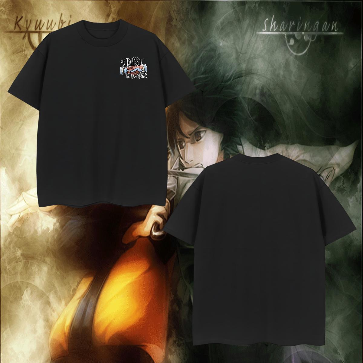 Fashion Design Casual Men Tees trust Breathable Short Sleeve 230g Pure Cotton T-Shirts for Men Comfortable Anime Tops Tees